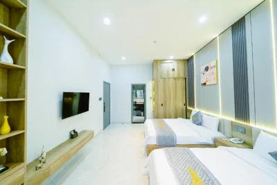 城景双床间 — Golden Sun 6 Hotel - Near Tan Son Nhat Airport